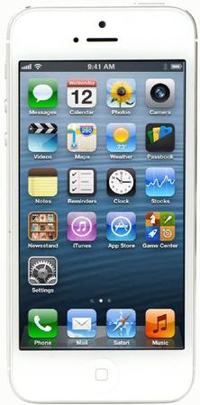 Смартфон Apple iPhone 5 32Gb White & Silver - Воркута