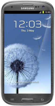 Смартфон Samsung Galaxy S3 GT-I9300 16Gb Titanium grey - Воркута